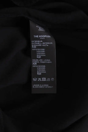 Robe The Kooples Noir en Synthétique