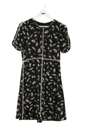 Robe The Kooples Noir en Synthétique, taille XS - Seconde Main