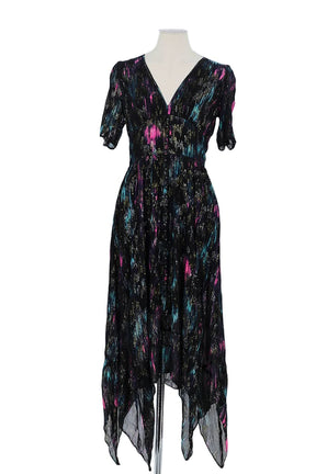 Robe The Kooples Noir en Viscose, taille M - Seconde Main