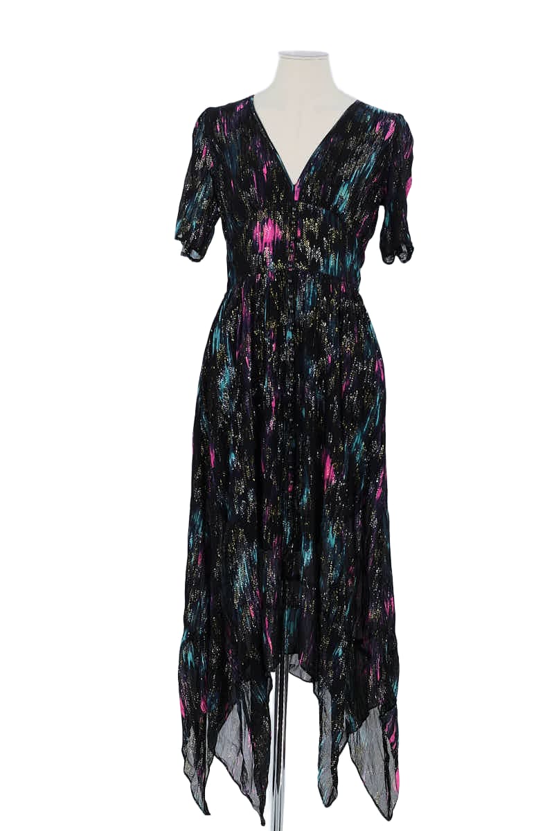 Robe The Kooples Noir en Viscose, taille M - Seconde Main