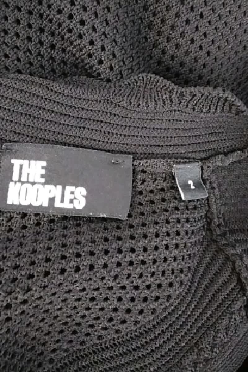 Robe The Kooples Noir en Viscose