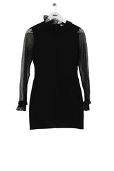Robe The Kooples Noir en Viscose, taille S - Seconde Main