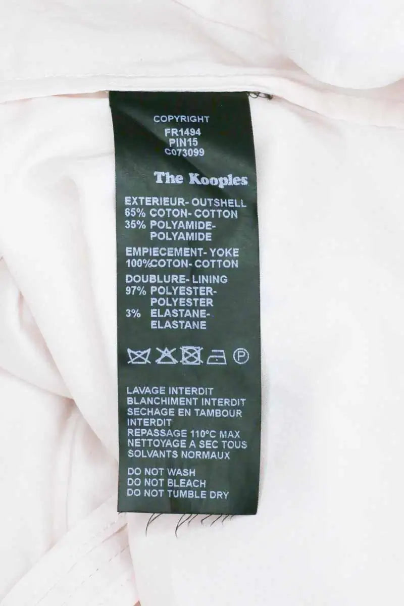 Robe The Kooples Rose en Coton