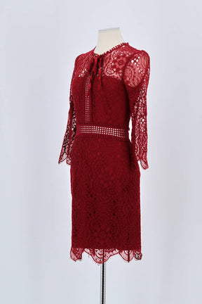 Robe The Kooples Rouge en Coton