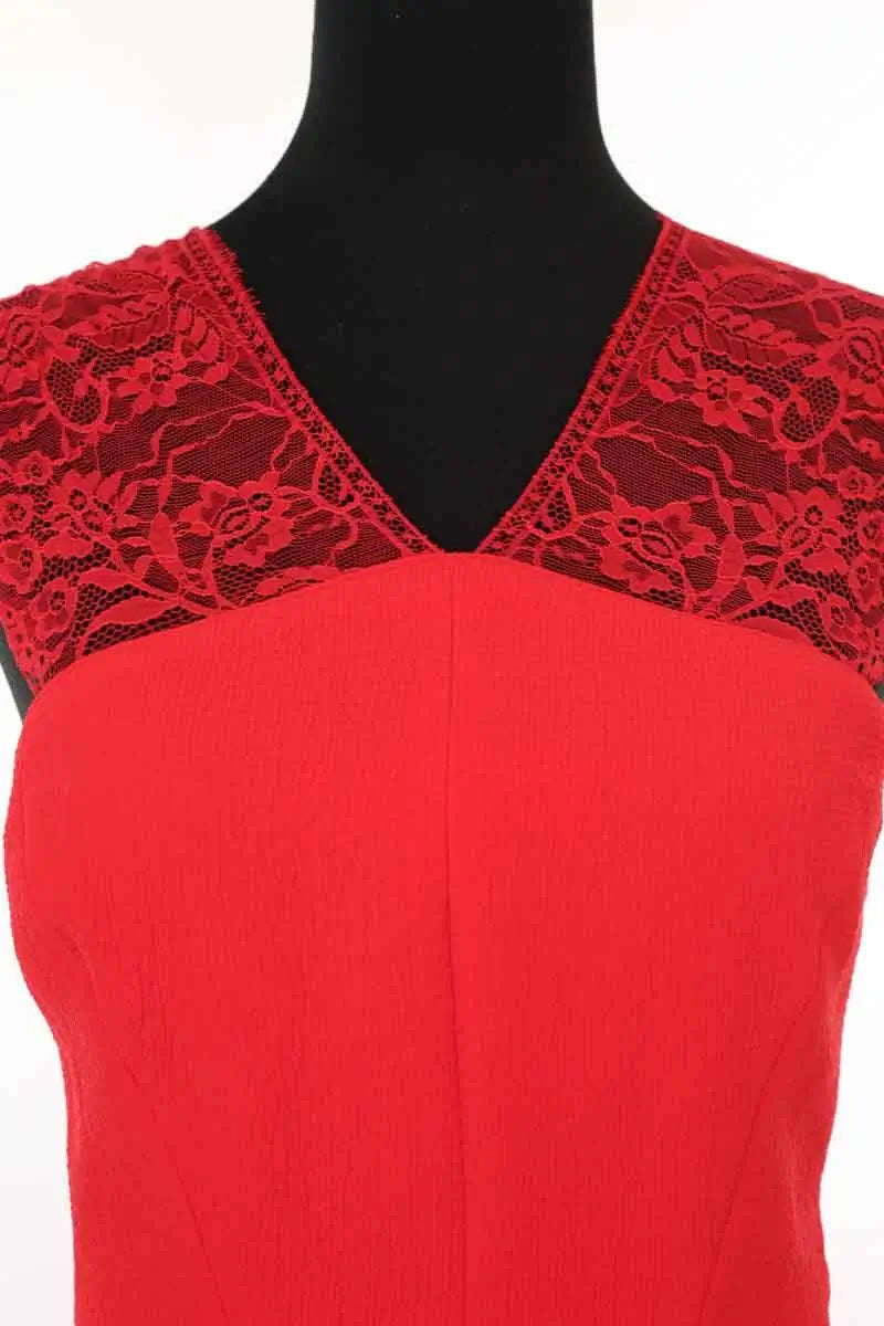 Robe The Kooples Rouge en Polyester