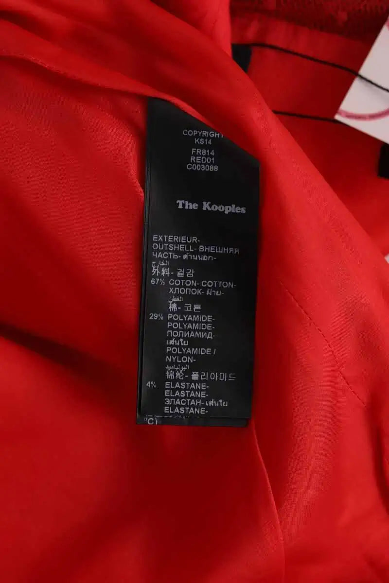 Robe The Kooples Rouge en Synthétique