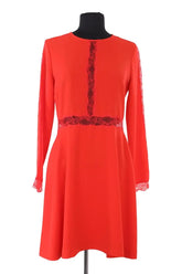 Robe The Kooples Rouge en Synthétique, taille S - Seconde Main