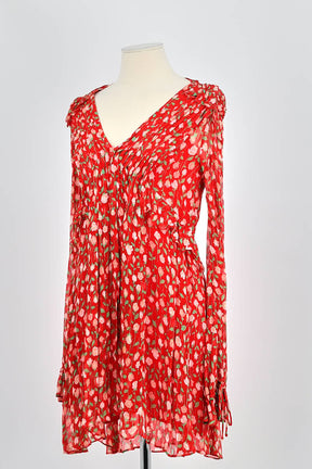 Robe The Kooples Rouge en Viscose