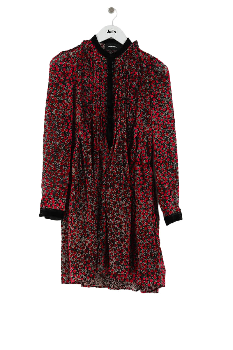 Robe The Kooples Rouge en Viscose, taille XS - Seconde Main