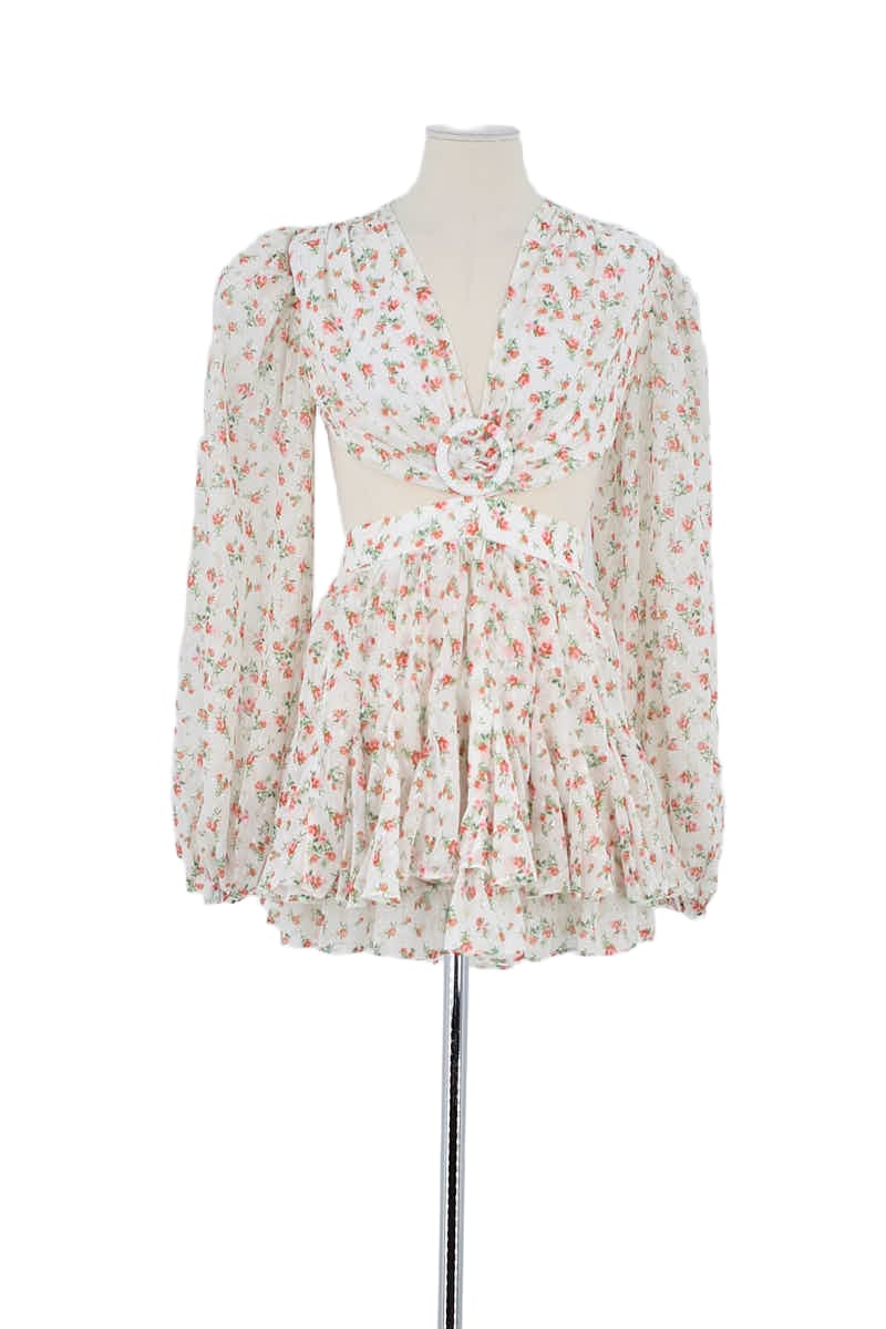 Robe The New Arrivals Ilkyaz Ozel Blanc en Polyester, taille XS - Seconde Main