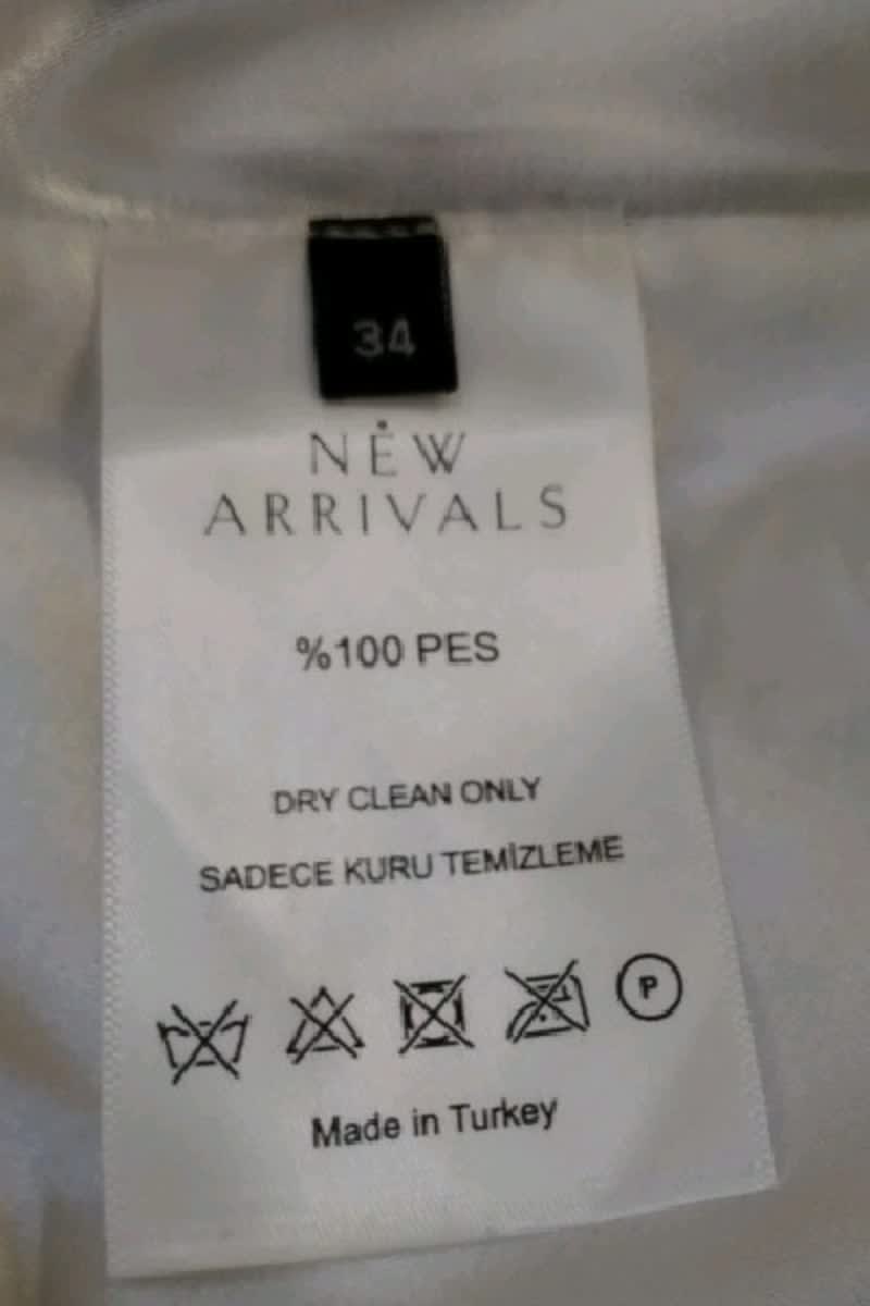 Robe The New Arrivals Ilkyaz Ozel Blanc en Polyester