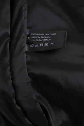 Robe The New Arrivals Ilkyaz Ozel Rochelle mini Noir en Cuir
