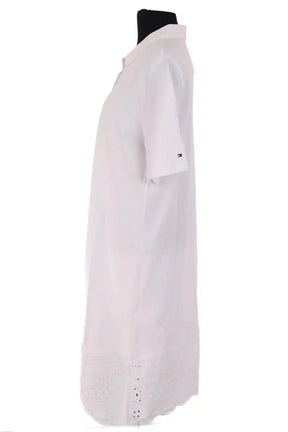 Robe Tommy Hilfiger Blanc en Coton