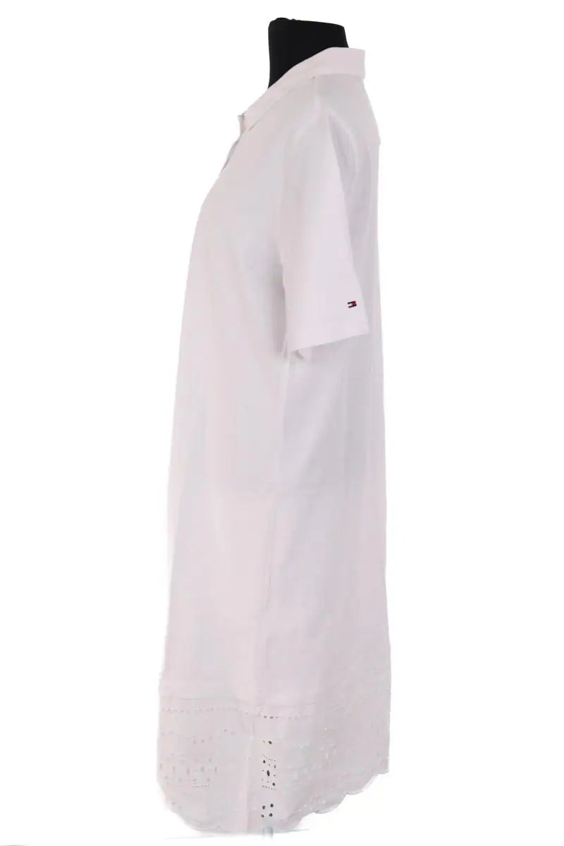 Robe Tommy Hilfiger Blanc en Coton