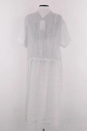 Robe Tommy Hilfiger Blanc en Lin