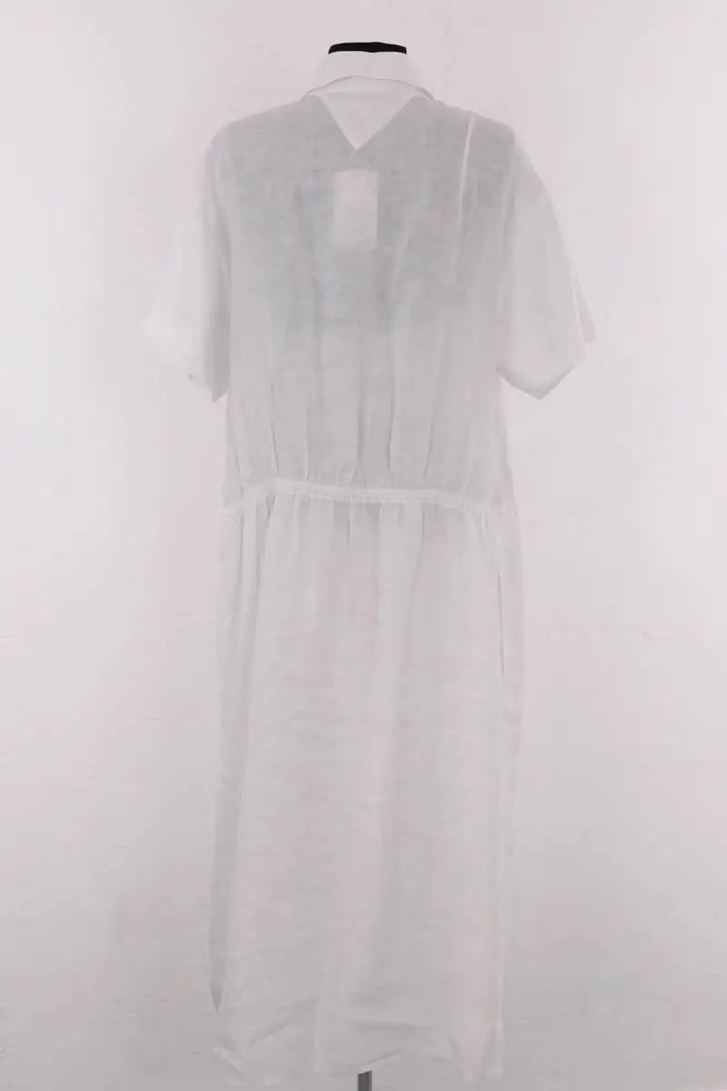 Robe Tommy Hilfiger Blanc en Lin