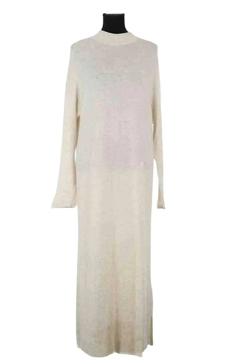 Robe Tommy Hilfiger Ecru en Laine, taille S - Seconde Main