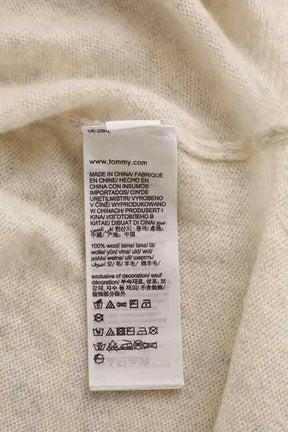 Robe Tommy Hilfiger Ecru en Laine