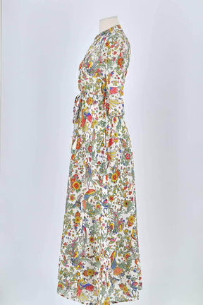 Robe Tory Burch Blanc en Coton