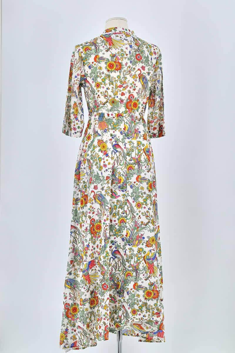 Robe Tory Burch Blanc en Coton