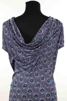 Robe Tory Burch Bleu en Synthétique