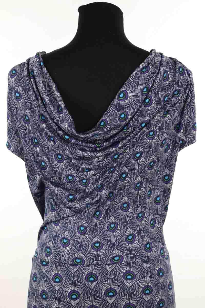 Robe Tory Burch Bleu en Synthétique