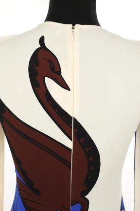 Robe Tory Burch Ecru en Viscose