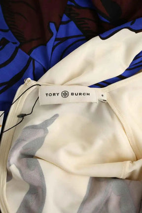Robe Tory Burch Ecru en Viscose