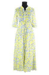Robe Tory Burch Jaune en Coton, taille XS - Seconde Main