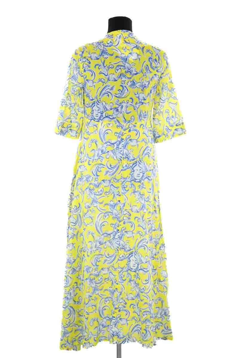 Robe Tory Burch Jaune en Coton