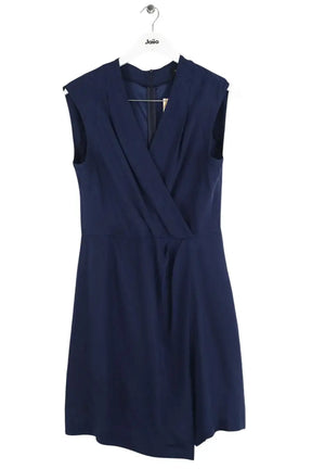 Robe Tory Burch Marine en Viscose, taille L - Seconde Main