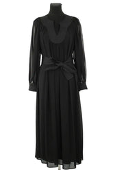 Robe Tory Burch Noir en Polyester, taille XXS - Seconde Main