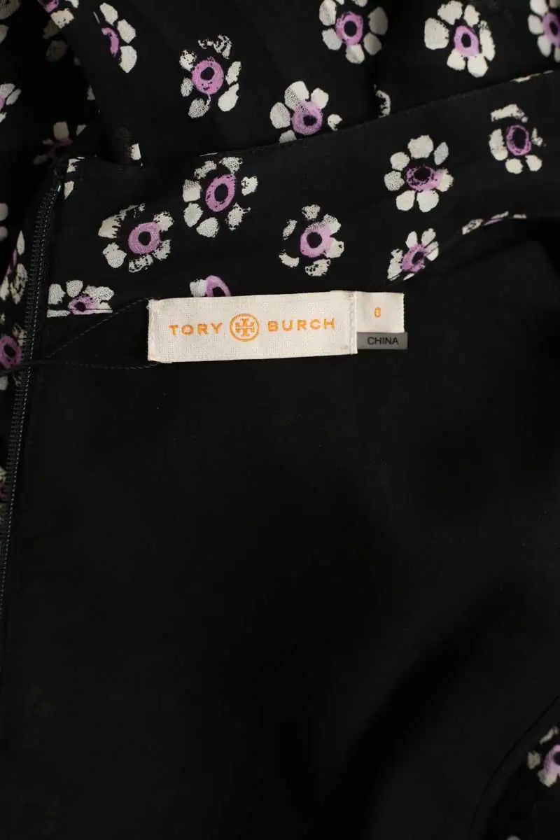Robe Tory Burch Noir en Soie