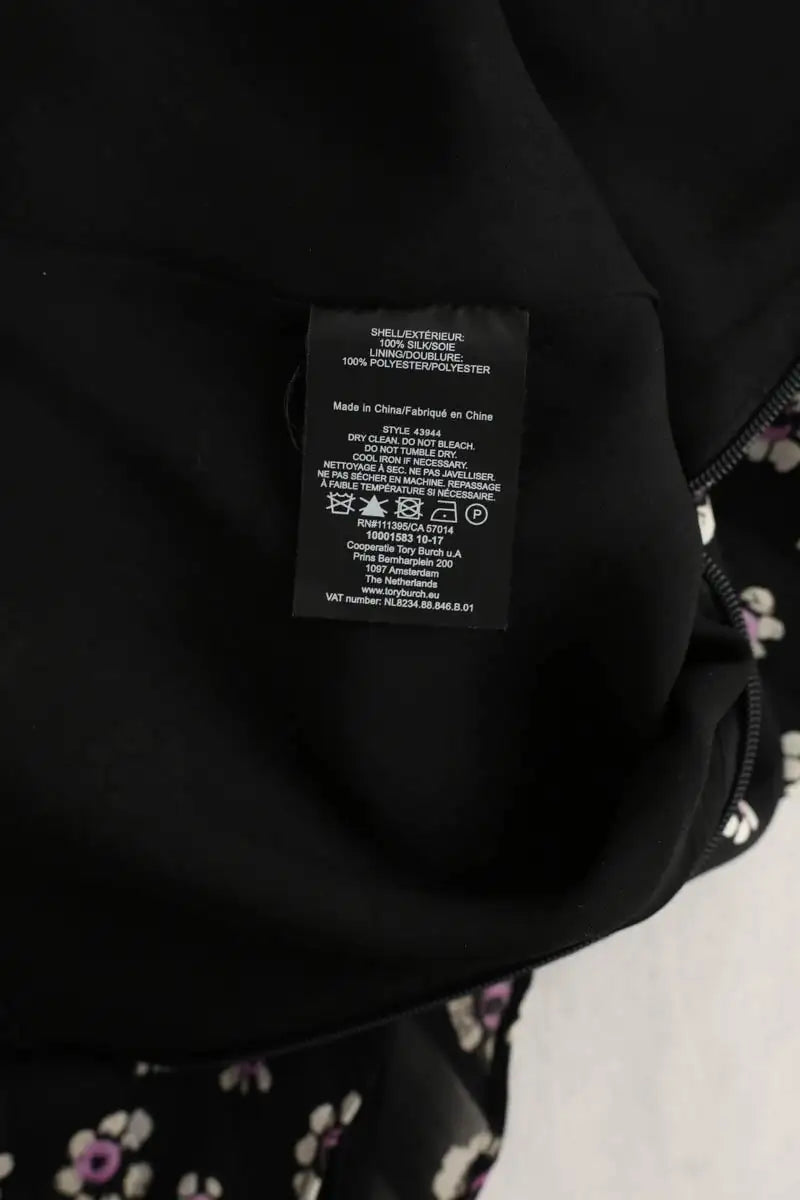 Robe Tory Burch Noir en Soie