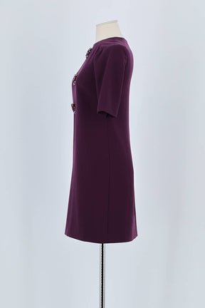 Robe Tory Burch Violet en Polyester