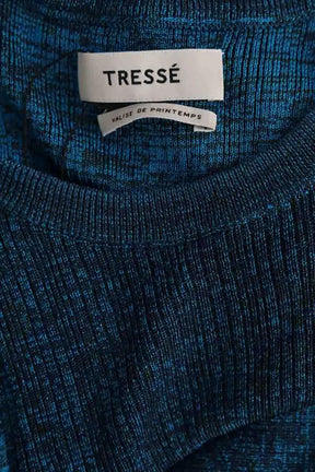 Robe Tresse Bleu en Synthétique