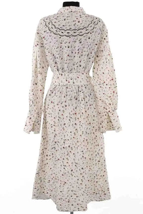 Robe Tresse Ecru en Coton
