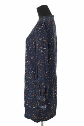 Robe Tresse Marine en Viscose