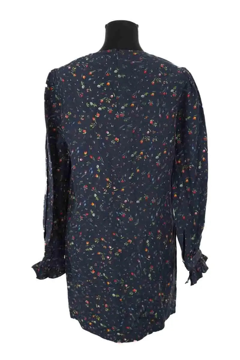 Robe Tresse Marine en Viscose