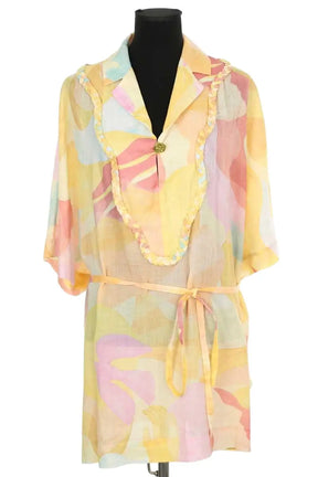 Robe Tresse Multicolore en Soie, taille TU - Seconde Main
