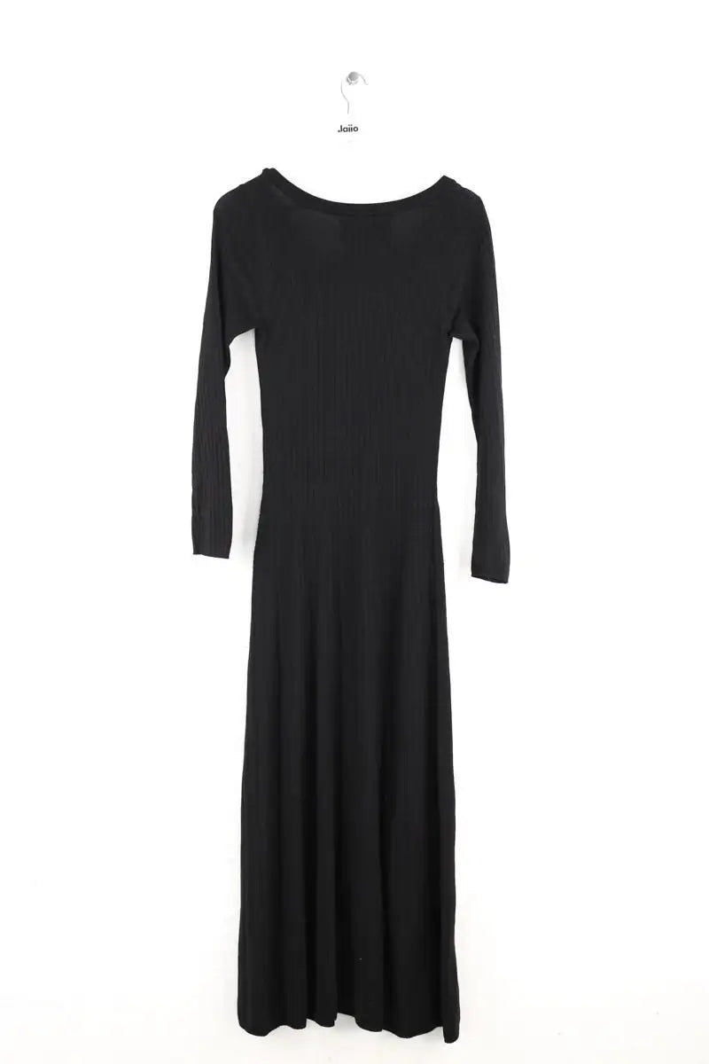 Robe Tresse Noir en Laine
