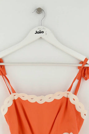 Robe Tresse Orange en Viscose