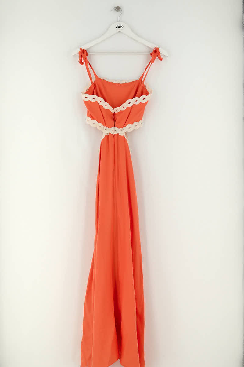 Robe Tresse Orange en Viscose