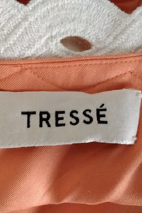 Robe Tresse Orange en Viscose