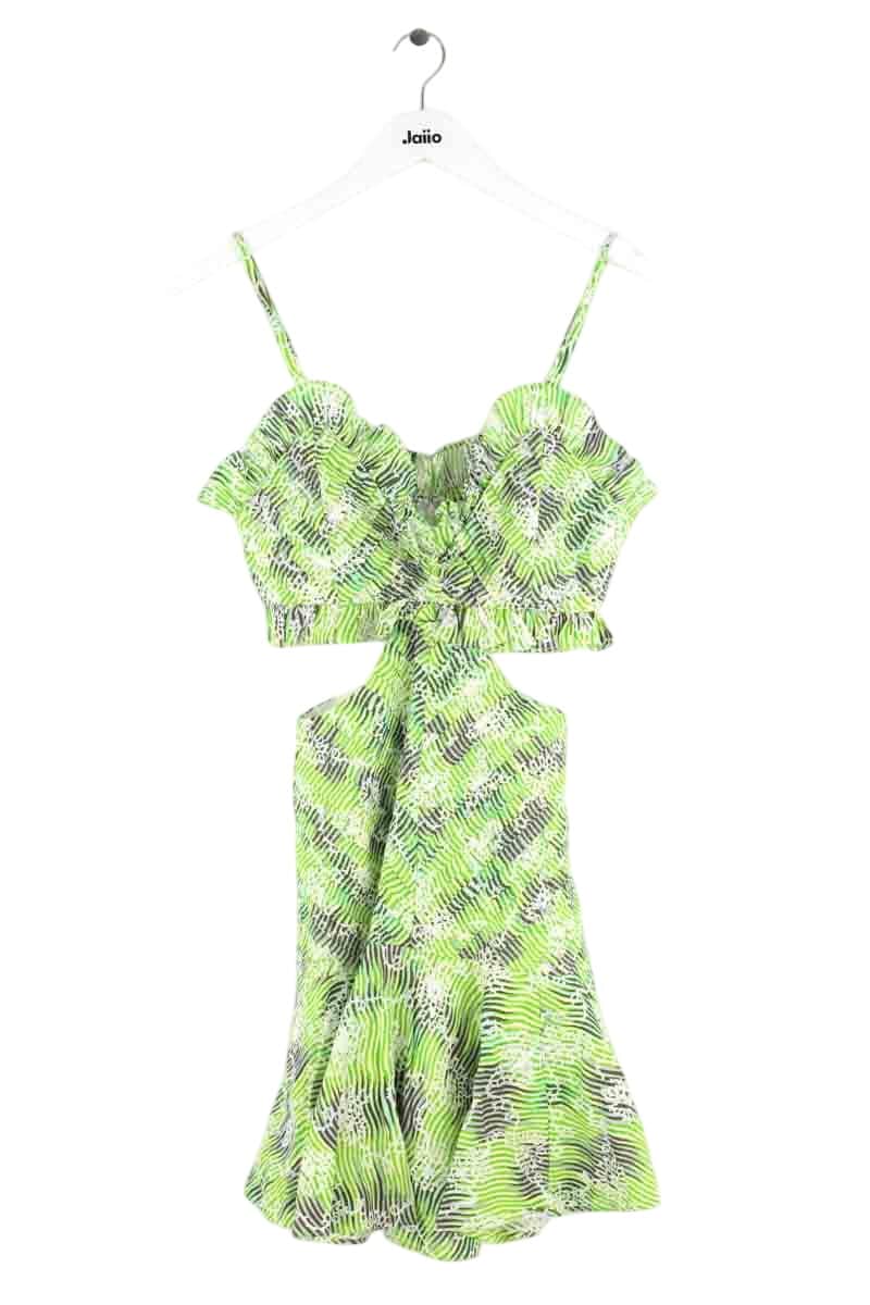 Robe Tresse Rifolo Vert en Lin, taille S - Seconde Main