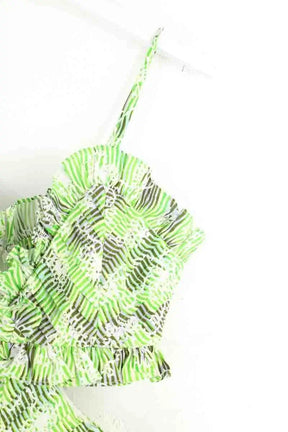 Robe Tresse Rifolo Vert en Lin