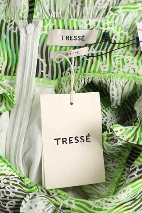 Robe Tresse Rifolo Vert en Lin