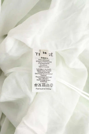 Robe Tresse Rifolo Vert en Lin