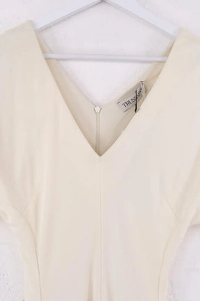 Robe Trussardi dress jersey crepe marshmallow Beige en Viscose
