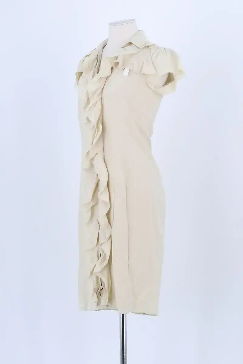 Robe Valentino Beige en Soie